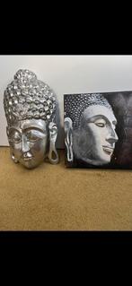 Boeddha Decoratie Set - Beeld & Schilderij, Ophalen of Verzenden