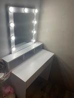 Mooie Make-up Tafel met Spiegel, Ophalen, 100 tot 150 cm, 50 tot 100 cm, Zo goed als nieuw