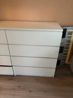 Witte ladenkast in goede staat, Huis en Inrichting, Kasten | Ladekasten, Zo goed als nieuw, 3 of 4 laden, Minder dan 100 cm, 25 tot 50 cm