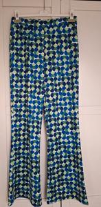 Lange broek: Corel Amsterdam , flaired, blauw/groen, Kleding | Dames, Broeken en Pantalons, Maat 38/40 (M), Overige kleuren, Ophalen of Verzenden