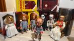 7x Horror poppen oa Chucky, Ophalen of Verzenden, Zo goed als nieuw