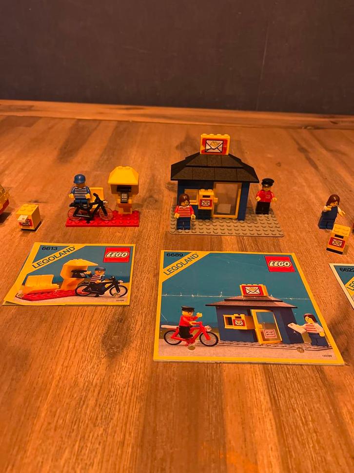 Vintage Lego Postkantoor uit de jaren 80 6613 6689, Kinderen en Baby's, Speelgoed | Duplo en Lego, Gebruikt, Lego, Complete set