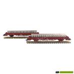 Roco 51333B/C: rongenwagen Kbs met rails in betonlook, Gelijkstroom, Ophalen of Verzenden, NS, Roco