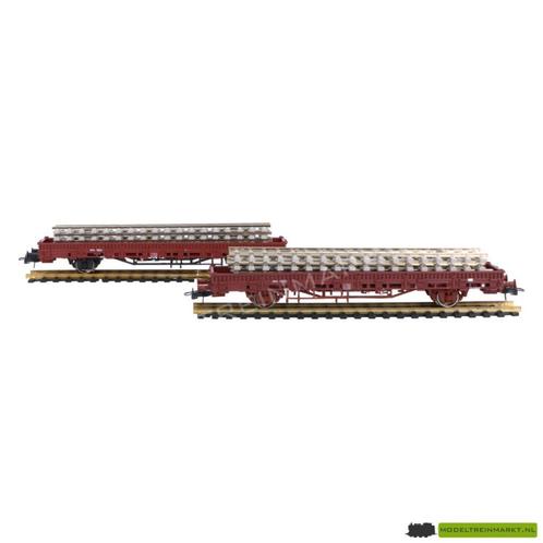 Roco 51333B/C: rongenwagen Kbs met rails in betonlook, Hobby en Vrije tijd, Modeltreinen | H0, Nieuw, Wagon, Gelijkstroom, Roco
