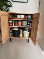 Houten Kastje, Ophalen, Rustic, 50 tot 100 cm, 25 tot 50 cm