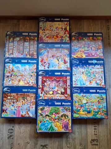 Prachtige collectie Disney puzzels voor de verzamelaar! beschikbaar voor biedingen