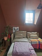 Soderhamn 3 zits HOES KUNSTLEER Beige SOFERIA, Huis en Inrichting, Ophalen of Verzenden, Zo goed als nieuw, 75 tot 100 cm
