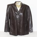Zeer Mooie Zachte Leather Look Hauber Jas (Maat 44) € 25,-, Kleding | Dames, Bruin, Hauber, Maat 42/44 (L), Ophalen of Verzenden