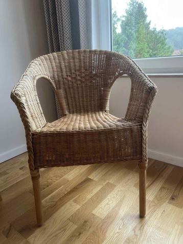 IKEA AGEN fauteuil van rotan/bamboe beschikbaar voor biedingen