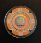 Bitcoin Pokerchip met Fysieke Bitcoin en Hologram, Verzamelen, Ophalen of Verzenden, Zo goed als nieuw