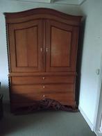 Antiek Fries houten kabinet uit 1850 met oplopende deuren, Ophalen