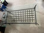 Vintage design salontafel met geslepen glas, Huis en Inrichting, Tafels | Salontafels, Ophalen, 100 tot 150 cm, 50 tot 100 cm