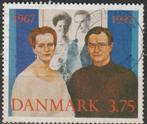 1514. Denemarken 1031 gest. Koningspaar, Postzegels en Munten, Postzegels | Europa | Scandinavië, Ophalen of Verzenden, Denemarken