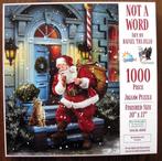Not a Word - SunsOut Kerst Legpuzzel - 1000 st, Hobby en Vrije tijd, Denksport en Puzzels, Ophalen of Verzenden, 500 t/m 1500 stukjes