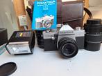 Praktica TL 1000 Camera Set - Compleet en Goed!, Audio, Tv en Foto, Fotocamera's Analoog, Ophalen of Verzenden, Gebruikt, Spiegelreflex