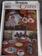 17 x Simplicity Naaipatroon voor kerst, keuken , accessoires, Hobby en Vrije tijd, Verzenden, Zo goed als nieuw, Vrouw, Overige merken