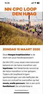 CPC startsbewijs - Halve marathon, Tickets en Kaartjes, Sport | Overige, Eén persoon, Maart