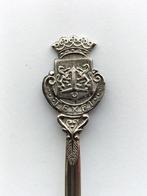 Lepeltje Texel wapen dubbelzijdig verzilverd, Antiek en Kunst, Ophalen of Verzenden