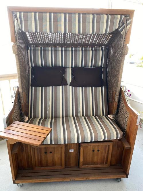 De Vries strandkorf, Tuin en Terras, Tuinsets en Loungesets, Gebruikt, Ophalen