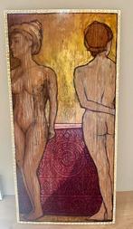 Groot schilderij met 2 modellen, Ophalen