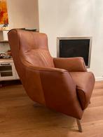 2 Lederen Henders en Hazel stoelen - nette staat, Huis en Inrichting, Fauteuils, Ophalen, Zo goed als nieuw, 75 tot 100 cm, Modern