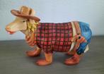 Cowboy koe, Antiek en Kunst, Kunst | Beelden en Houtsnijwerken, Ophalen of Verzenden