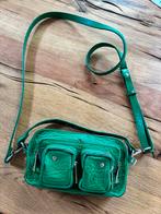 Groen leren schoudertasje Nunoo, Ophalen of Verzenden, Zo goed als nieuw, Groen