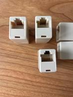 5x UTP netwerk couplers, Ophalen, Gebruikt