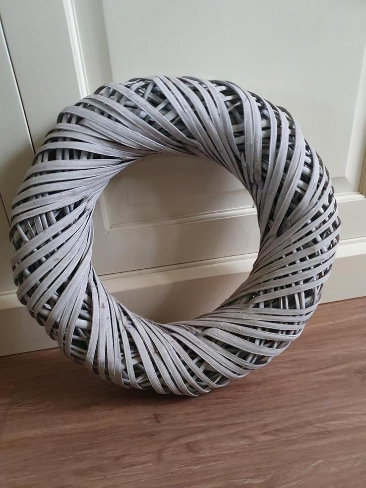 Decoratieve Krans Gevlochten Kerstkrans Decoreren, Huis en Inrichting, Woonaccessoires | Kransen, Gebruikt, Ophalen of Verzenden