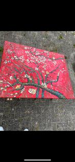 Schilderij Amandelbloesem Rood, Antiek en Kunst, Ophalen