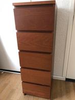 Kast Malm Ikea donkerbruin, Ophalen, Gebruikt, 5 laden of meer, 100 tot 150 cm