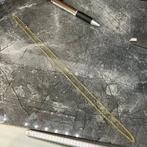 14 karaats gouden ketting massief schakel, Sieraden, Tassen en Uiterlijk, Ophalen of Verzenden, Nieuw, Goud