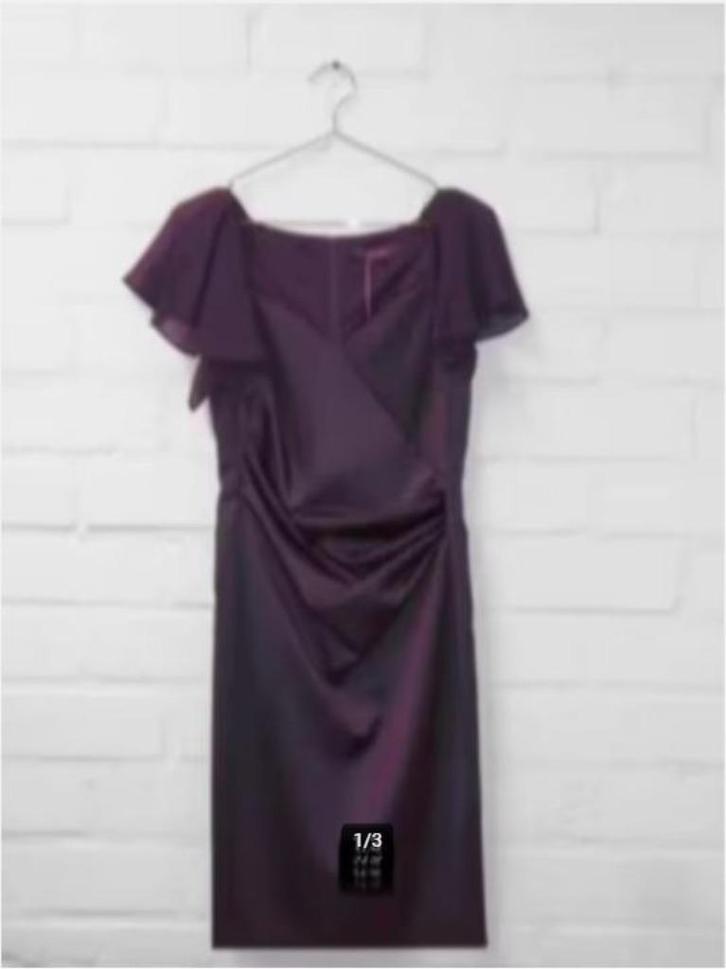 Vera Mont - Prachtige cocktail Jurk maat 38 - Nieuw €219, Kleding | Dames, Jurken, Nieuw, Maat 38/40 (M), Paars, Boven de knie