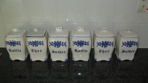 vintage voorraadpotten keramiek, Antiek en Kunst, Antiek | Keramiek en Aardewerk, Ophalen of Verzenden