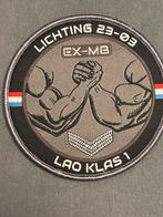Embleem kmar Lao klas 1 Lichting 23-03, Verzamelen, Verzenden, Marechaussee, Nederland, Embleem of Badge