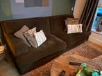 Mooi bank bruine ribstof, Huis en Inrichting, Banken | Complete zithoeken, Ophalen, Zo goed als nieuw