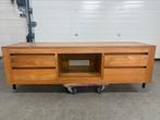 Tv meubel teakhout, Ophalen, Gebruikt, 150 tot 200 cm, Teakhout