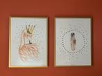 Lilipinso flamingo veer en flamingo posters 30x40, Ophalen of Verzenden, Zo goed als nieuw, Wanddecoratie