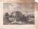Burkle auf der höh Schloss Bürgeln Staalgravure 1844, Antiek en Kunst, Ophalen of Verzenden