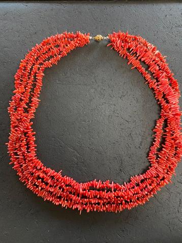 Bloedkoraal choker beschikbaar voor biedingen