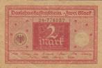 Duitsland- 2 Mark 1.3.1920 biljet 28-776037 -P#59, Verzenden, Duitsland