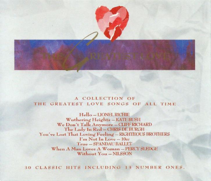 Various – The Greatest Love 2XCD, Cd's en Dvd's, Cd's | Verzamelalbums, Zo goed als nieuw, Pop, Verzenden