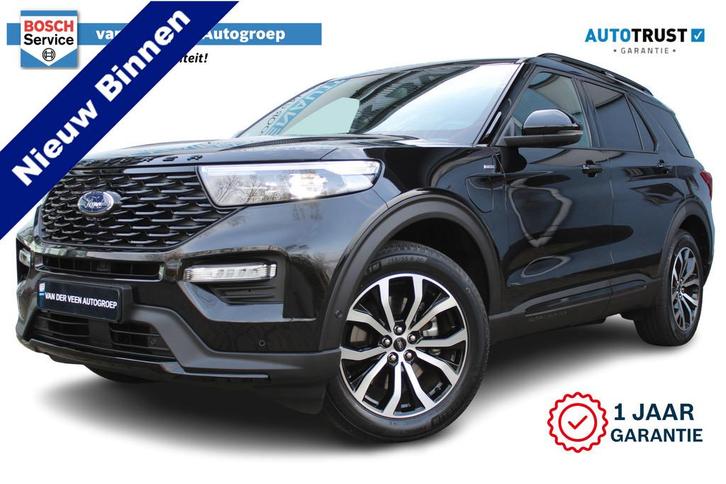 Ford Explorer 3.0 V6 EcoBoost PHEV ST-Line 457PK | Incl. 12, Auto's, Ford, Bedrijf, Te koop, Explorer, 360° camera, 4x4, ABS, Adaptive Cruise Control