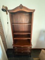 Donker Eiken Boekenkast - 1.75m Hoog, Ophalen, Gebruikt, Eikenhout, 50 tot 100 cm