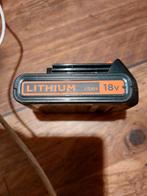 Black+Decker 18V 1.5Ah Accu, Doe-het-zelf en Verbouw, Gereedschap | Machine-onderdelen en Toebehoren, Ophalen, Gebruikt