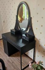 IKEA Bureau/Kaptafel zwart, Gebruikt, 100 tot 150 cm, Ophalen of Verzenden, Minder dan 100 cm