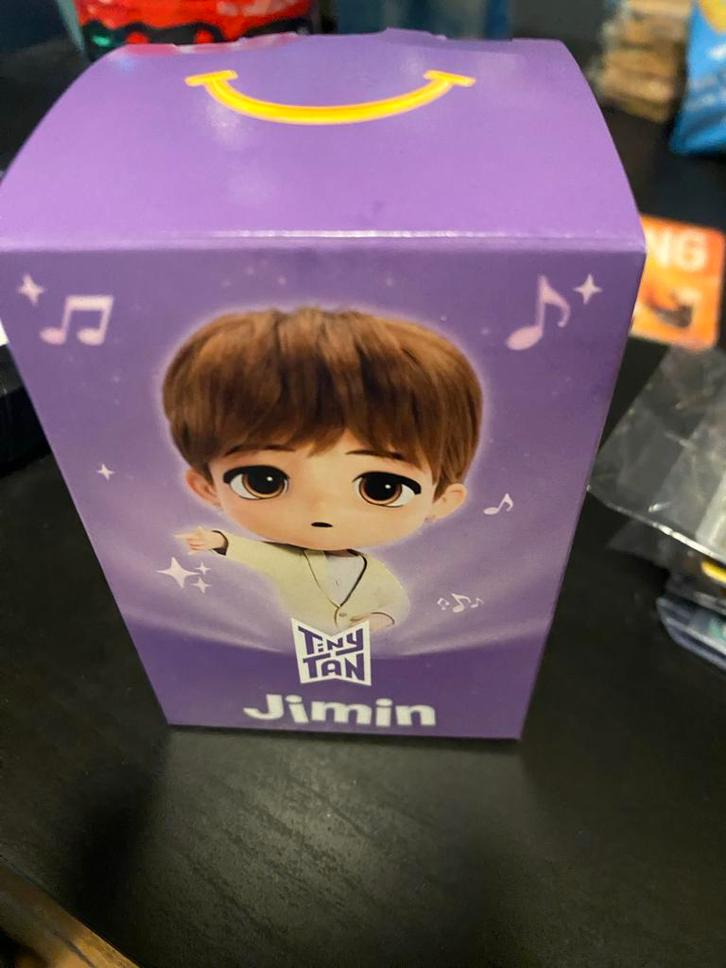 McDonalds BTS Speeltje - Jimin, Verzamelen, Poppetjes en Figuurtjes, Zo goed als nieuw, Ophalen of Verzenden