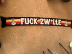Go Ahead Eagles sjaal Fuck Zwolle 0570 voetbalsjaal, Ophalen of Verzenden, Zo goed als nieuw, Overige binnenlandse clubs, Vaantje of Sjaal