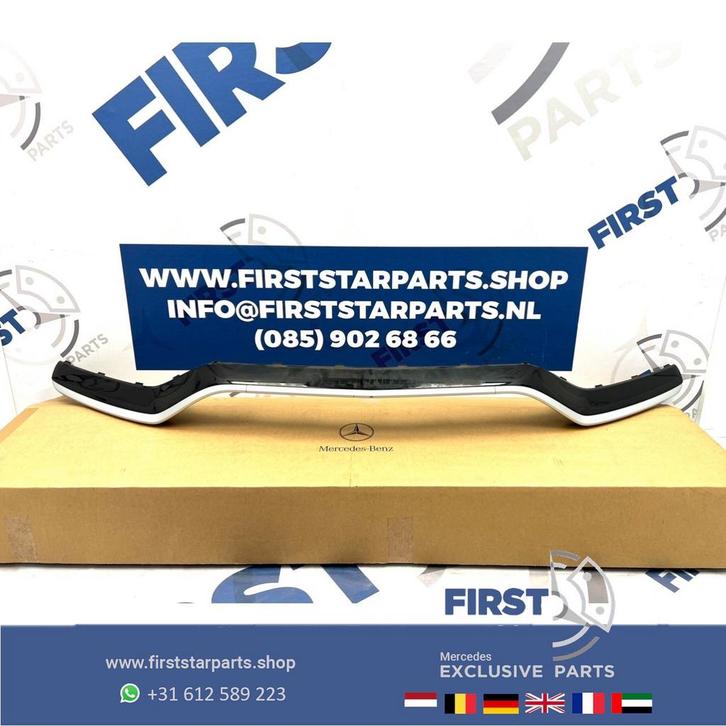 C63 AMG BUMPER SPOILER LIP C63s VOORBUMPER FRONT SPOILER A20, Auto-onderdelen, Vrachtwagen-onderdelen, Mercedes-Benz, Carrosserie en Plaatwerk