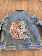 Spijkerjasje maat 116, Kinderen en Baby's, Kinderkleding | Maat 116, Ophalen of Verzenden, Zo goed als nieuw, Meisje, Jas